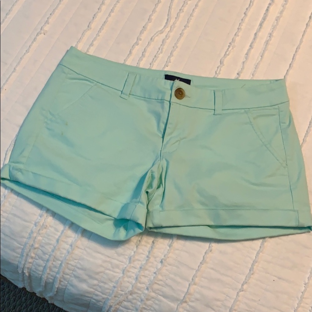 Teal shorts
